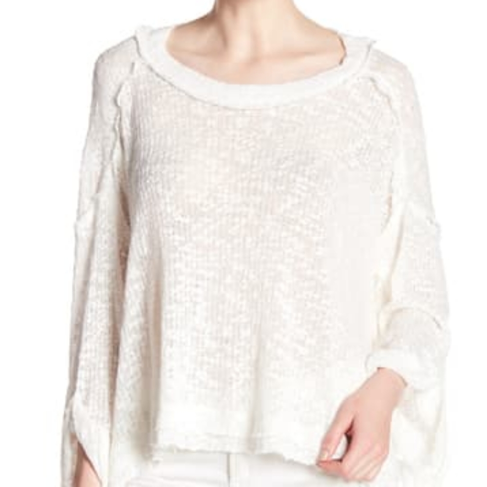 Free People Island Hacci Girl Tee